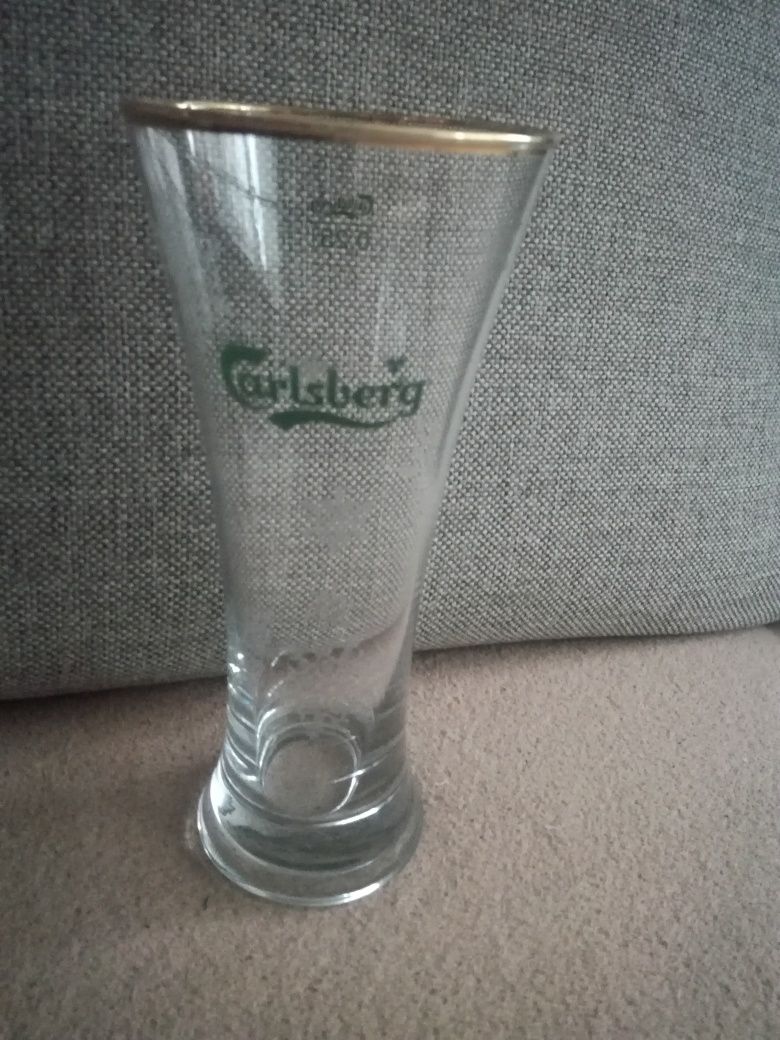 Pokal szklanka Carlsberg 0,25l śnieżynki śnieżynka