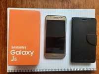 Золотий смартфон Samsung Galaxy J5 у чудовому стані