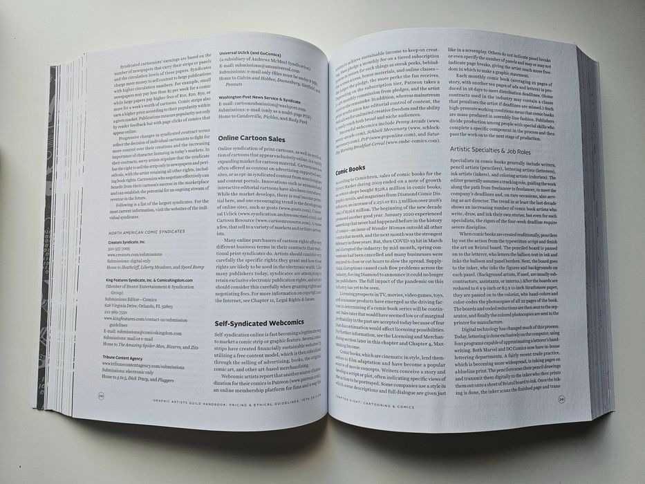 Graphic Artists Guild Handbook, Pricing & Guidelines 16th Edition
