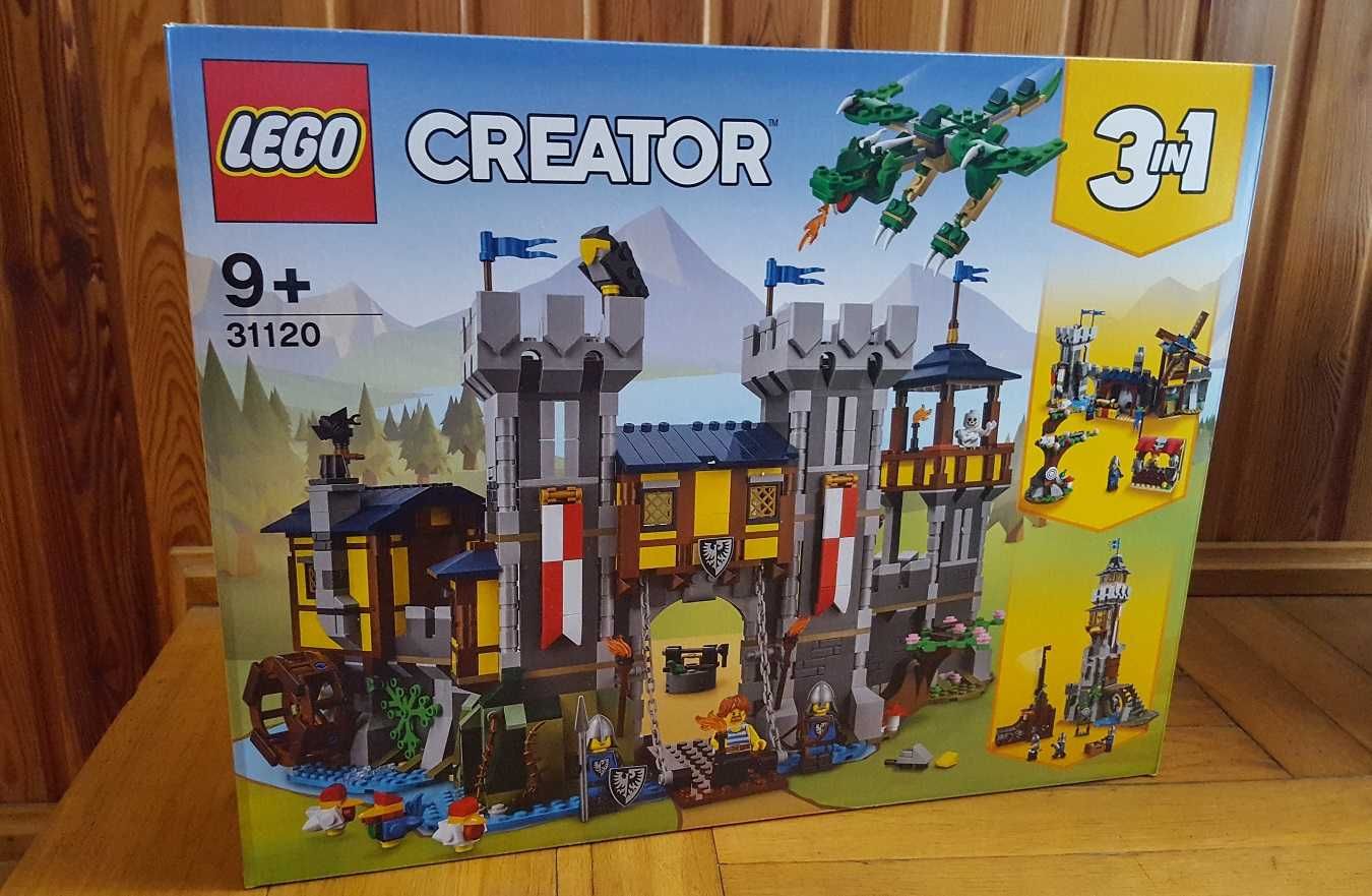 LEGO 31120 Creator 3w1 - Średniowieczny zamek, NOWY Wrocław