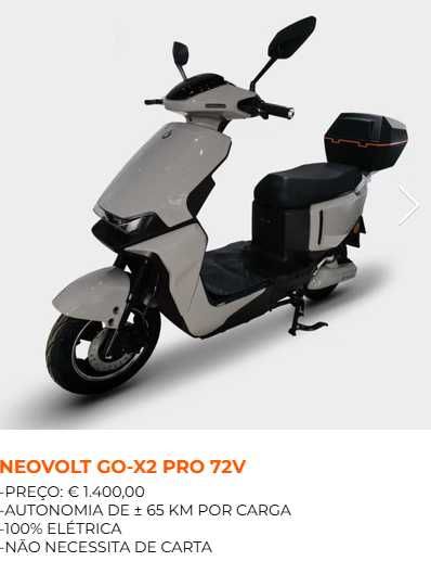 Moto Elétrica NEOVOLT GO-X- PULSE - WE-RIDE
