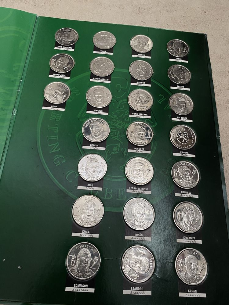 Coleção de medalhas da equipa do SCP