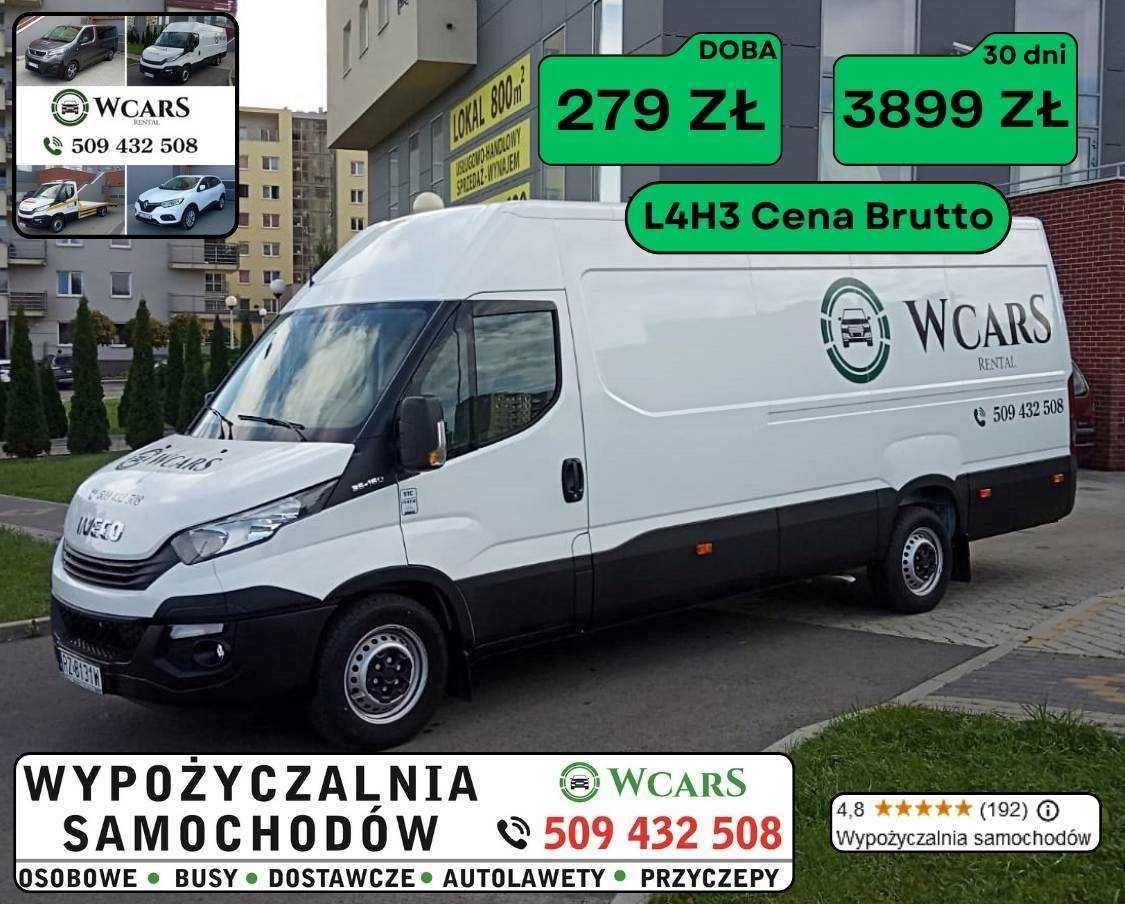 auto dostawcze bus wynajem wypożycz samochód dostawczy L2H2 L3H2 L4H2