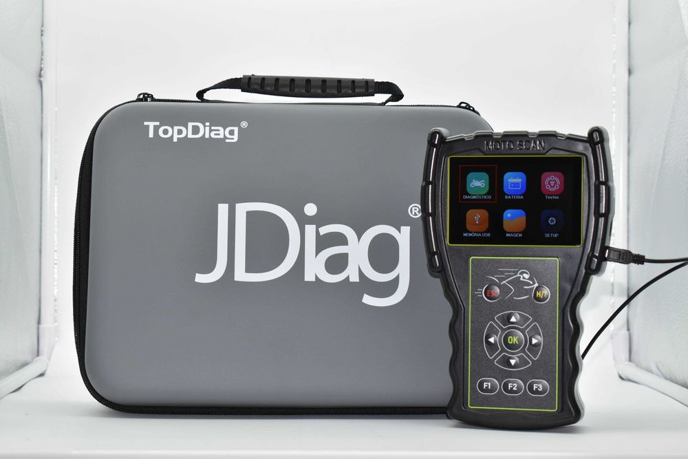 Máquina Diagnóstico OBD Mota – OBD profissional moto + Kit Cabos M100