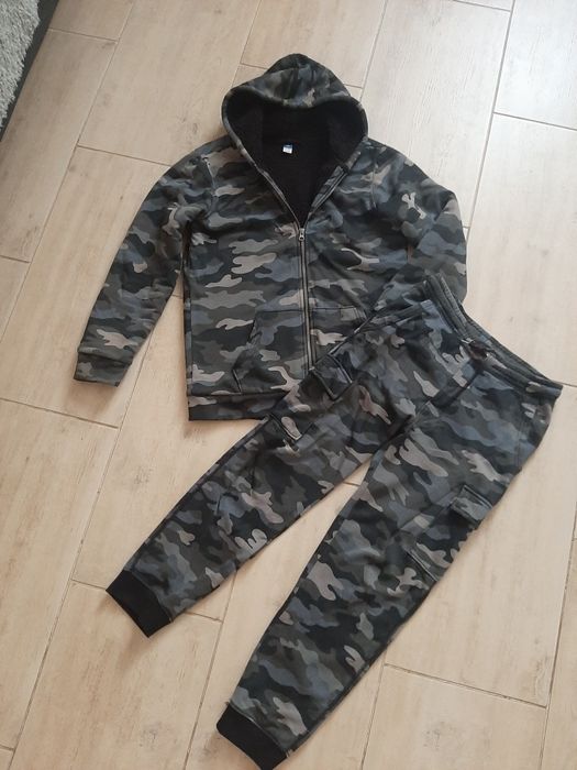 Теплый спортивный костюм худи шерпа штаны джоггеры Old Navy h&m р.158