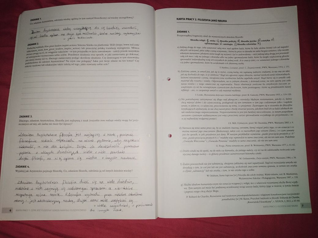 Filozofia. Karty pracy. Zakres podstawowy