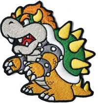 Bowser mario naszywka termo