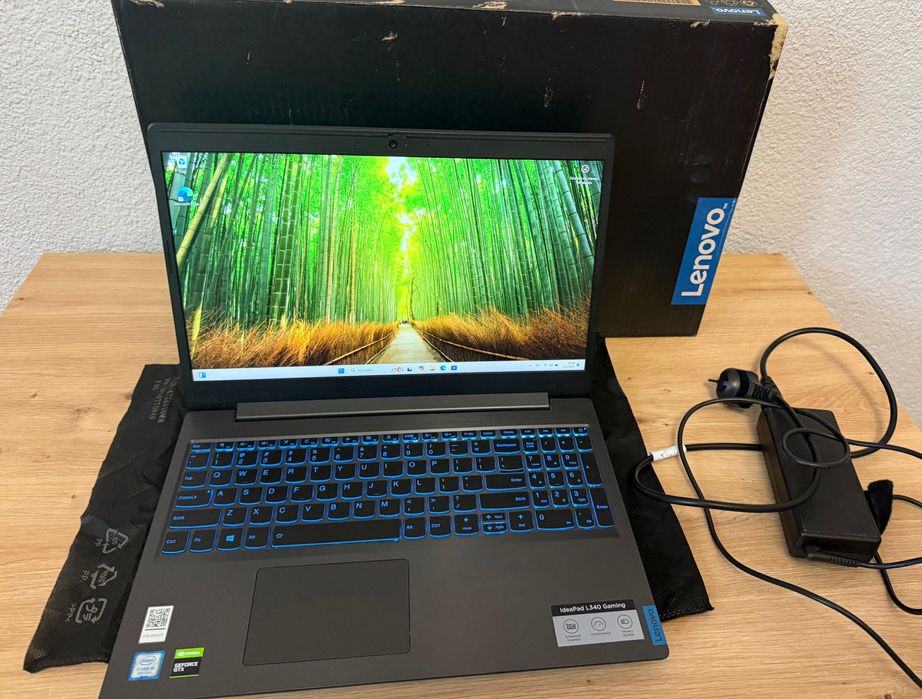 Zadbany Mocny Gaminowy Laptop Lenovo 8/512 GB Gtx 1650 i5 15.6 nvidia