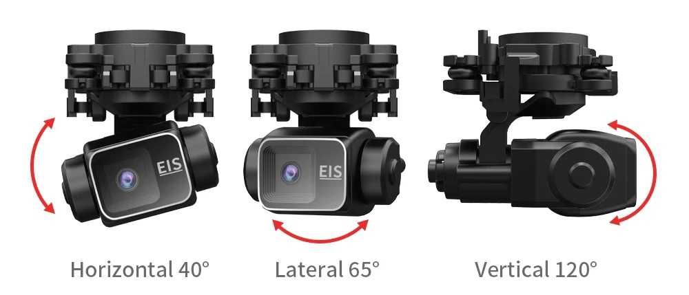 Dron L600-1 PRO MAX 3-Axis Gimbal GPS WiFi LCD SD w pilocie.