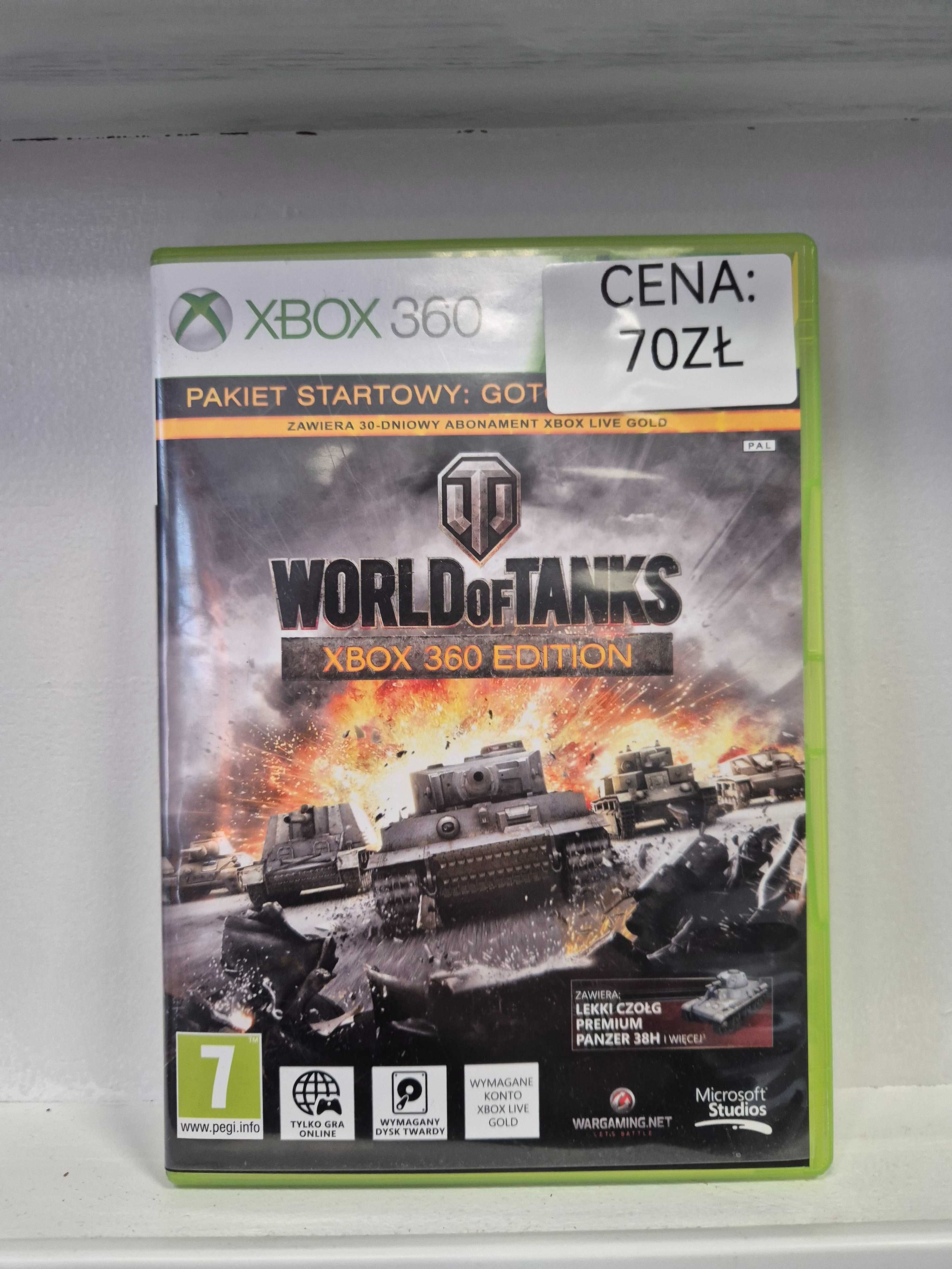 Gra World of Tanks na Xbox 360