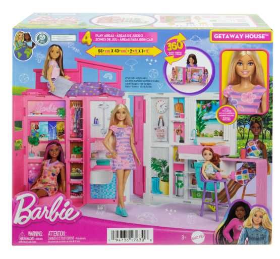 Barbie Przytulny domek + Lalka Zestaw HRJ77