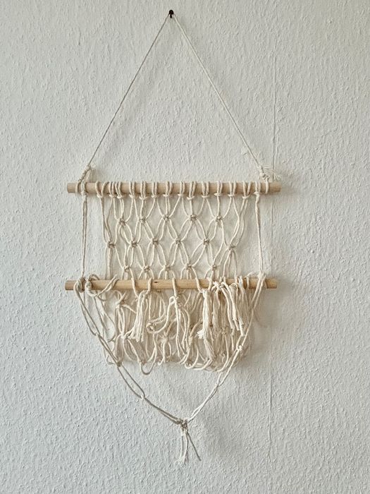 Hamak na zabawki półka ścienna boho