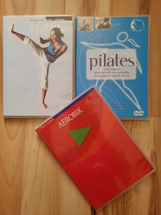 Boks, aerobik, pilates - 3 zestawy ćwiczeń na DVD