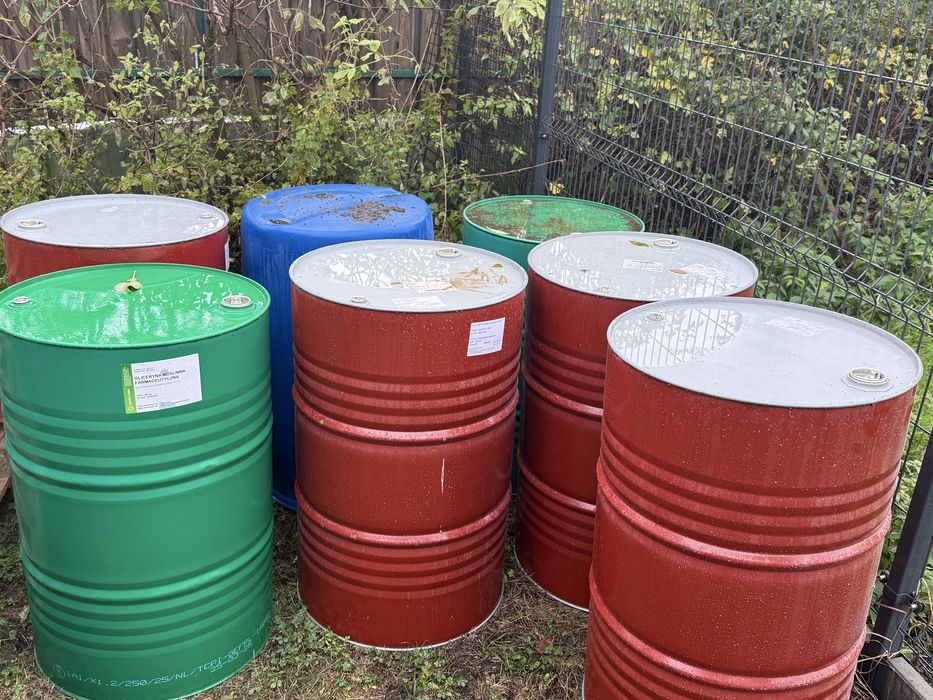 Beczki 200l po spozywce.