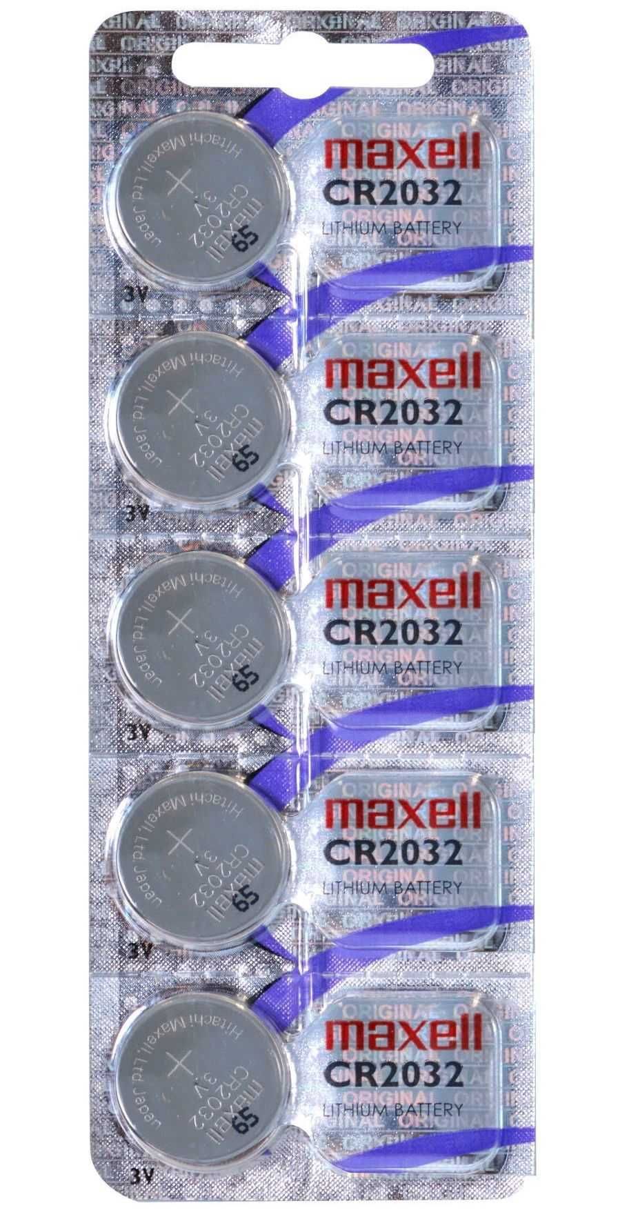 Bateria CR2032 litowa 3V MAXELL 1szt hologram oryginalna