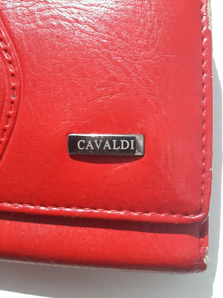 Portfel Cavaldi czerwony