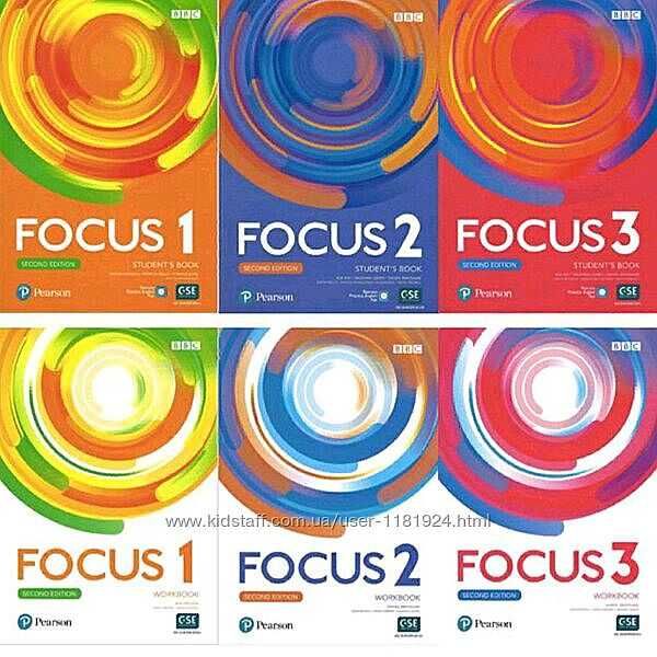 Focus 1 2 3 4 Друк книг