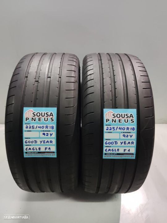 2 pneus semi novos 225-40r18 good year - oferta dos portes