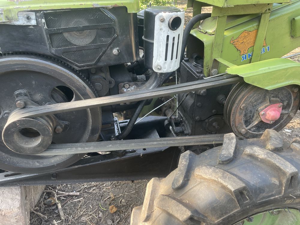 Мотоблок ЯРК 180Е дизель, 8 к.с. + причіп, фреза та плуг