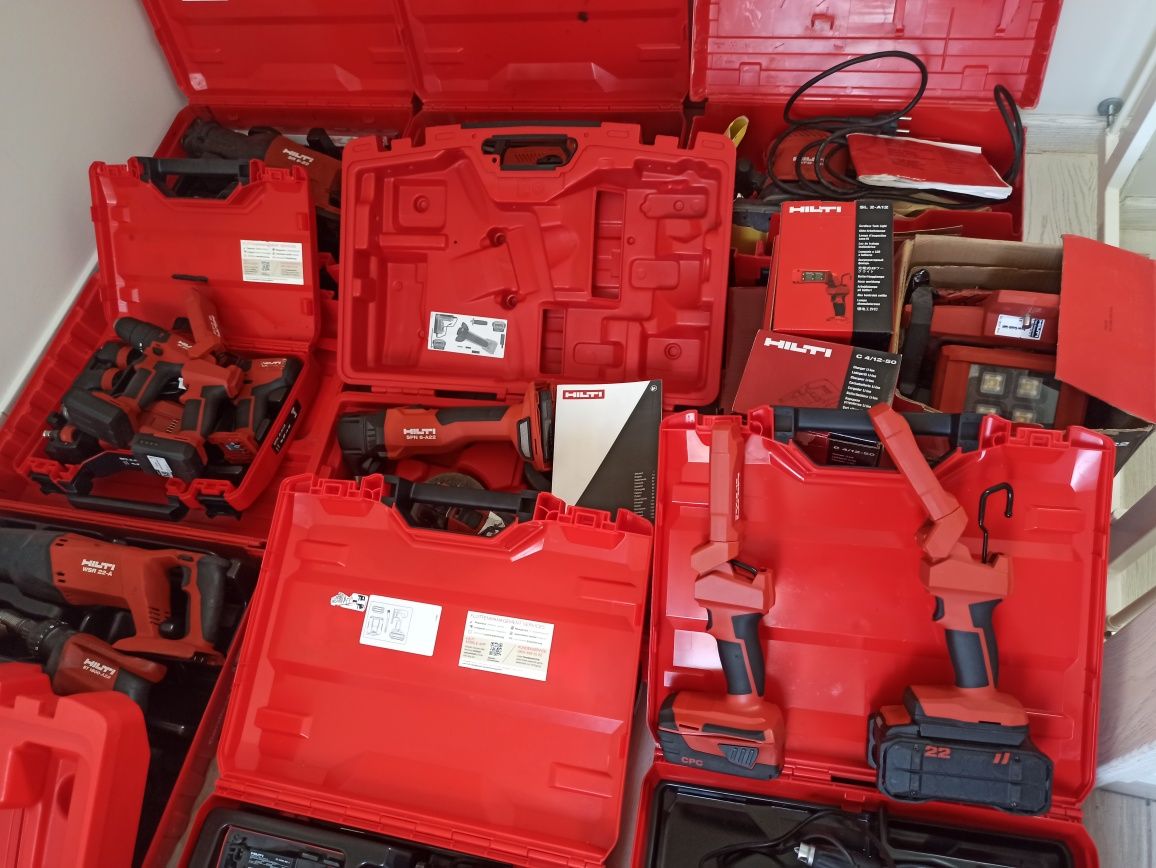 Hilti Nuron акумуляторний інструмент та аксесуари: лазерні нівеліри