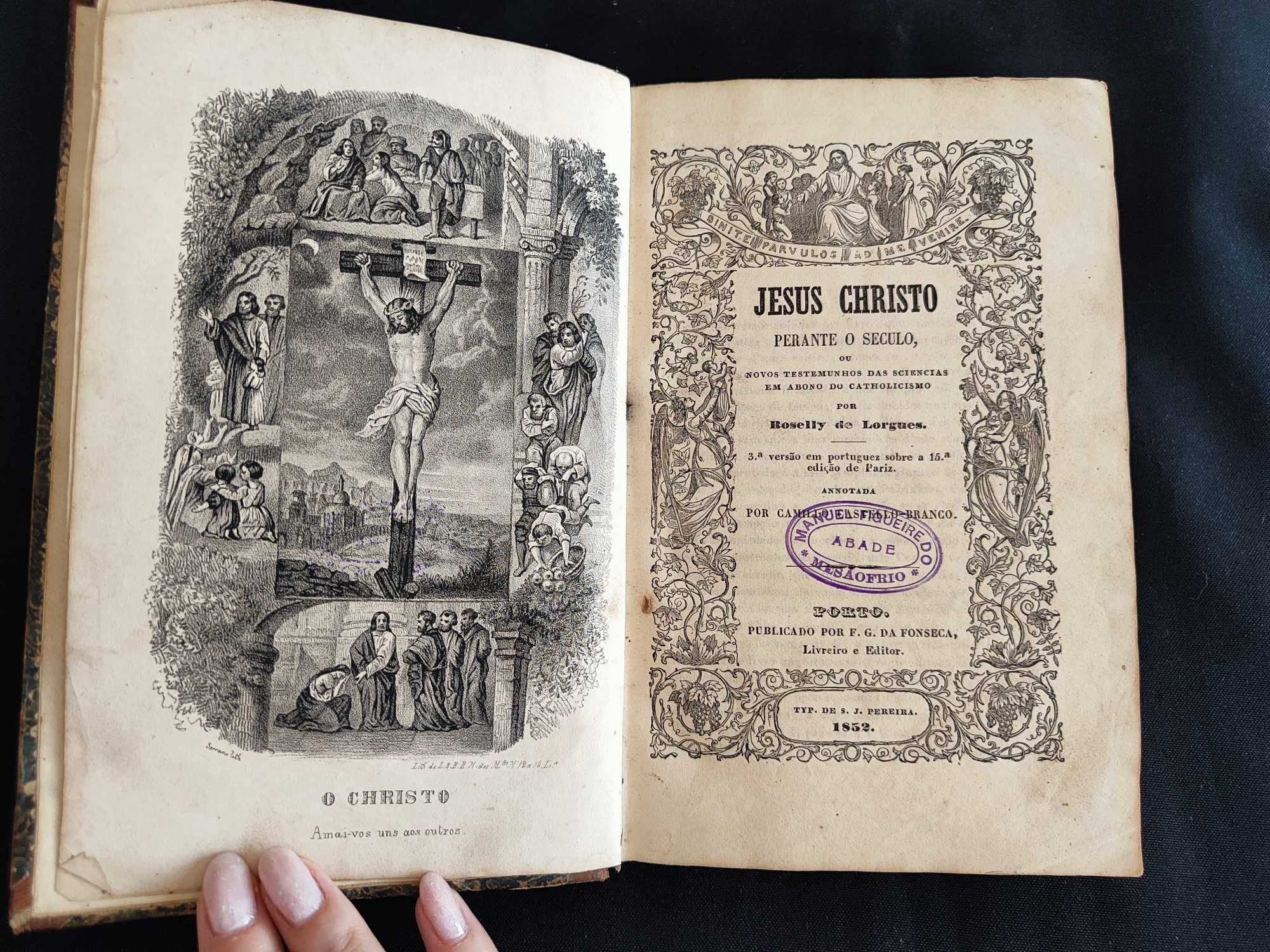 Jesus Cristo Perante O Século 1852 - livro