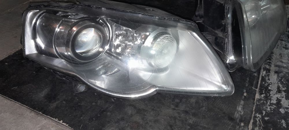Lampy bi-xenon passat b6 doświetlanie zakrętów
