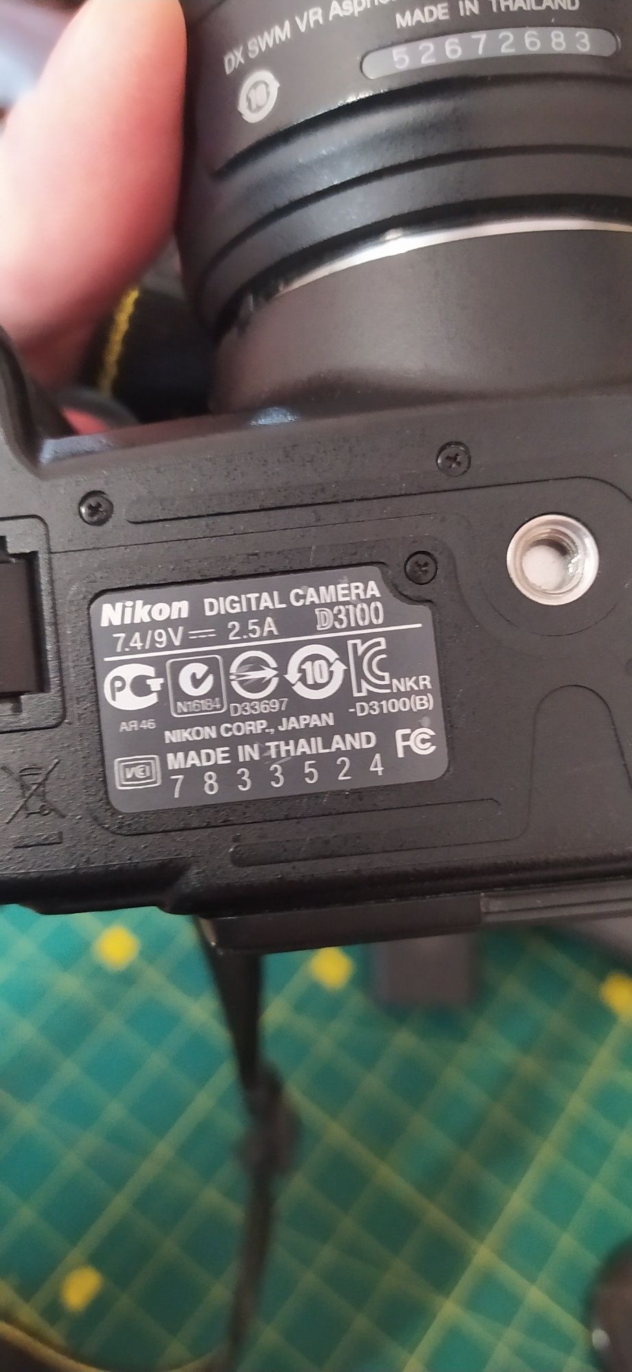 Nikon D3100, 18-55 Kit фотоапарат зеркалка з обєктивом