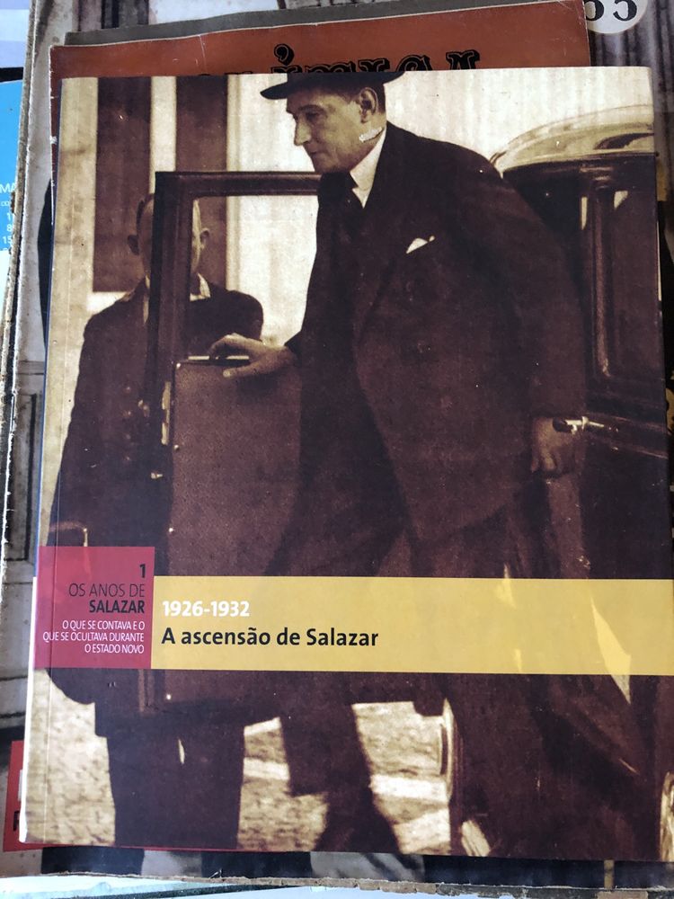 Colecionadores  varias revistas e dois livros sobre Salazar