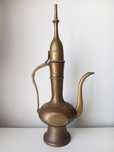 Bule India cobre 25cm antigo