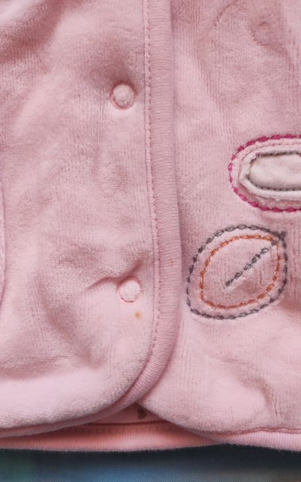 Marks&Spencer Ciepła bluza kurteczka dla dziewczynki r. 3-6mies