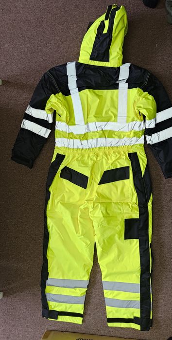 Lyngsøe Denmark Wintet S zimowy kombinezon odblaskowy Hi-Vis roboczy