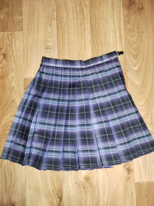 Юбка плиссированная в клетку