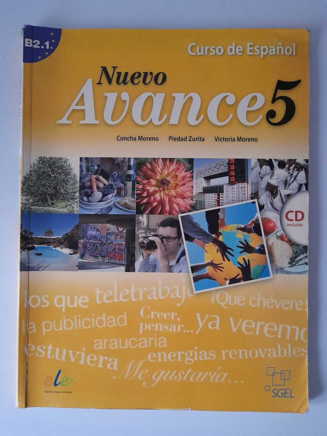 Nuevo Avance 5 Curso de Espanol + płyta CD Concha Moreno