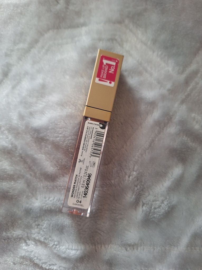 Matowa pomadka w płynie eveline cosmetics wonder match 04 caramel
