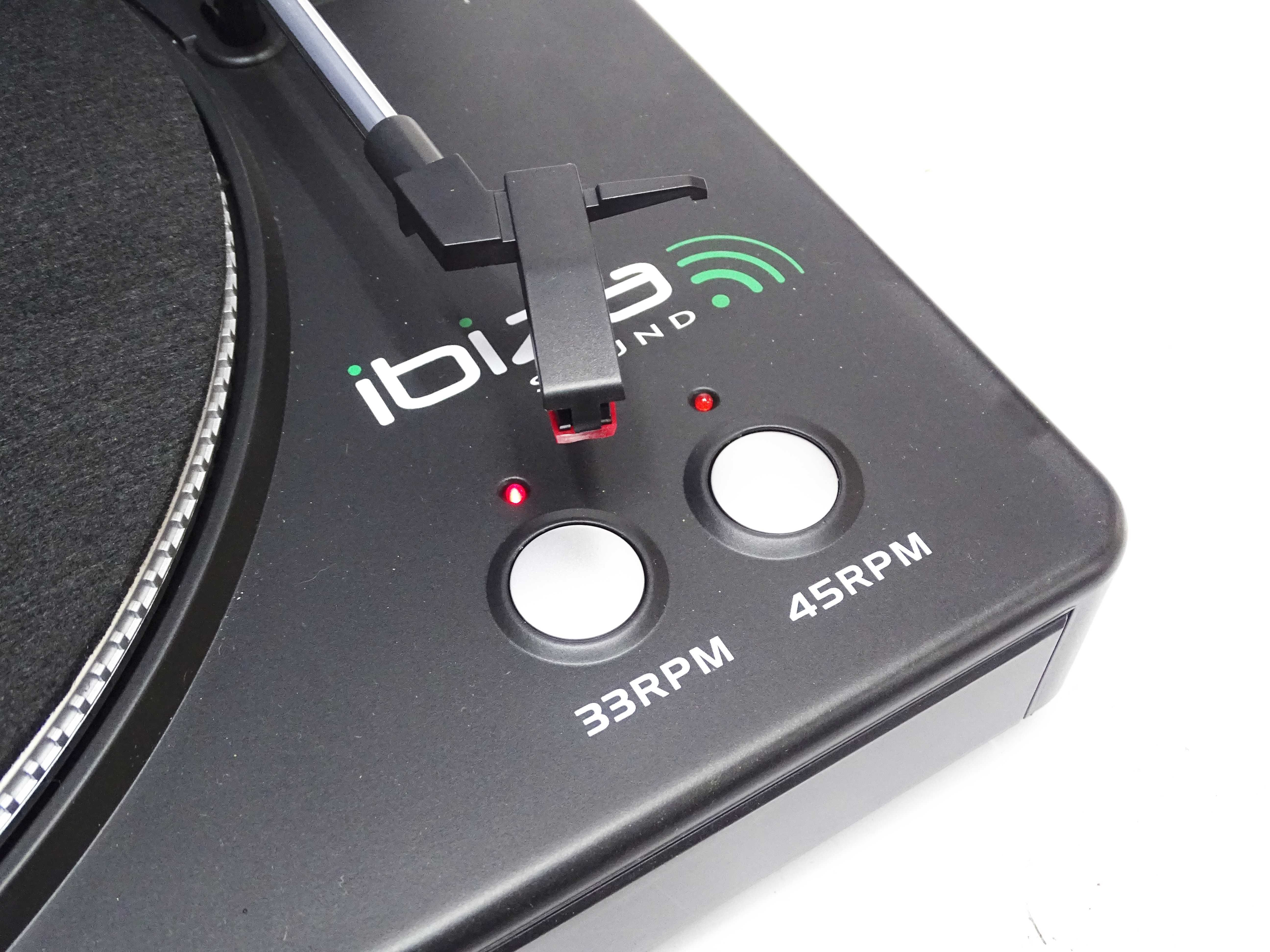 Gramofon Ibiza LP200 USB/SD odtwarzacz z funkcją nagrywania