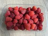 Maliny 1 kg swiezo zrywane ekologiczne