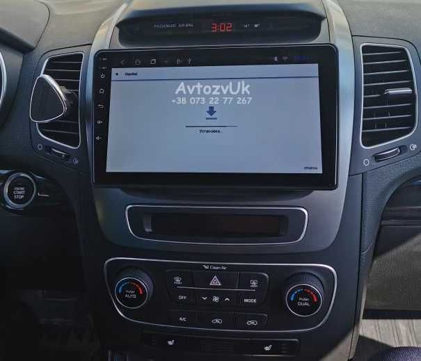 Android  SORENTO Kia GPS USB КИА Соренто 2 din дин CarPlay Магнитола