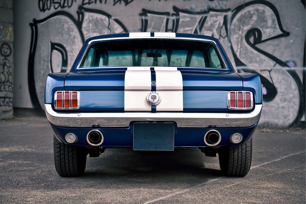 Mustang 1966 do ślubu. Samochód na ślub, wesele, auto do ślubu, wynaje