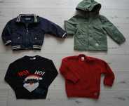 4 sz. kurtka wiosna~ bomber~ sweter h&m r.86