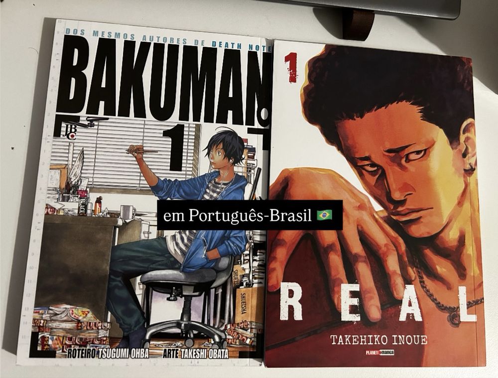 CONJUNTO MANGAS: Bakuman/REAL/Spy x Family/Re:Zero