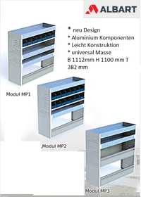 Zabudowa serwisowa, modułowa. Szafki, regały do busa! Wysyłka!