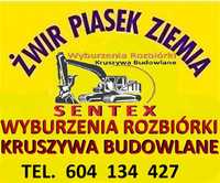 Ziemia Piasek żwir kamień płukany kruszywa pospółka piach gruz kliniec