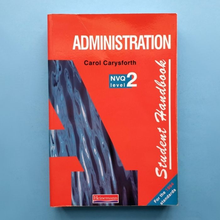 Livro "Administration NVQ Level 2" - Carol Carysforth
