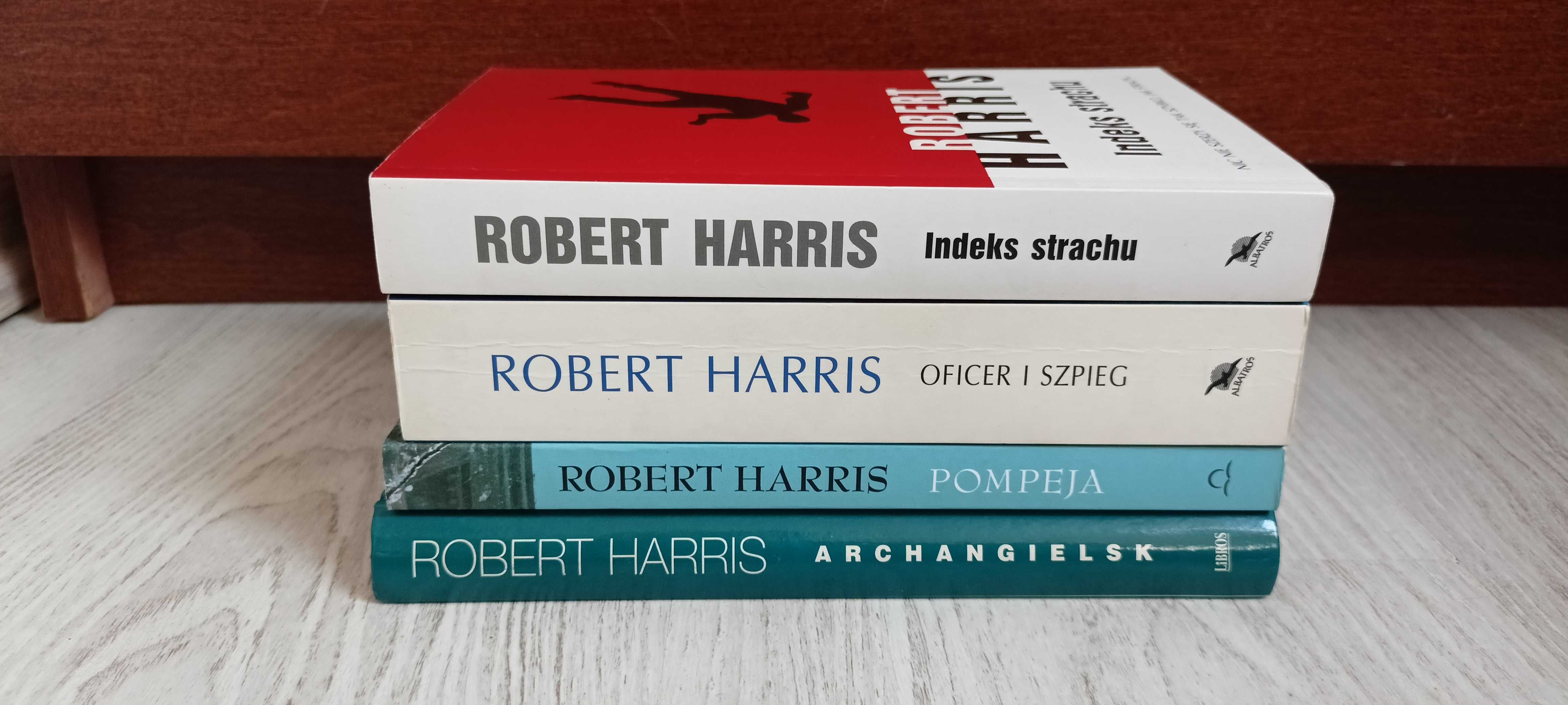 4x Robert Harris Indeks strachu Pompeja Archangielsk Oficer i szpieg
