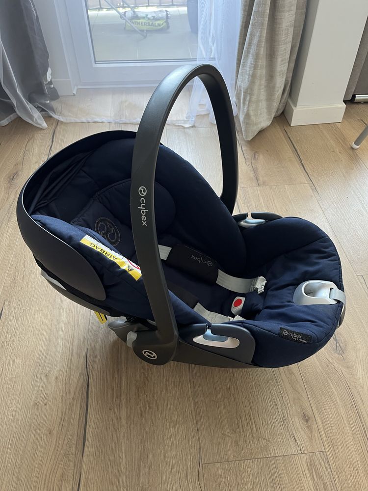 Fotelik Cybex Cloud Z + adaptery