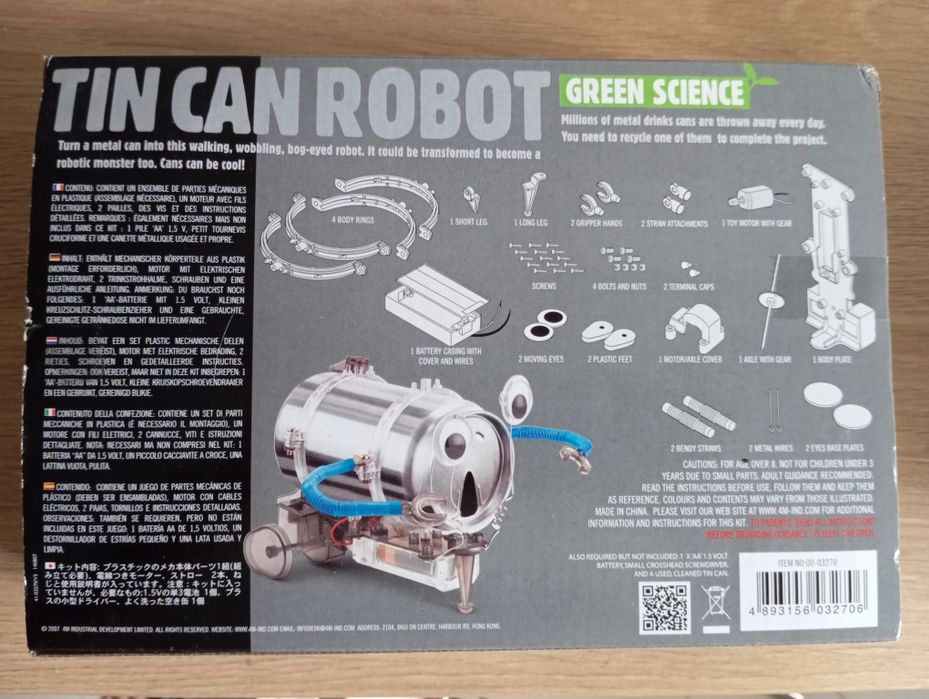 Robot de lata - tin can robot