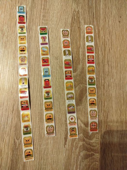 44 sztuki naklejki gang produkciaków biedronka MOŻNOŚĆ WYSYŁKI