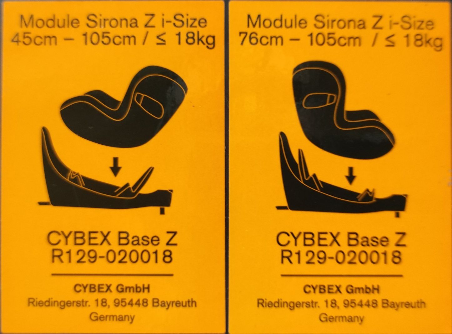 Cybex Sirona Z + Base Z em excelente estado