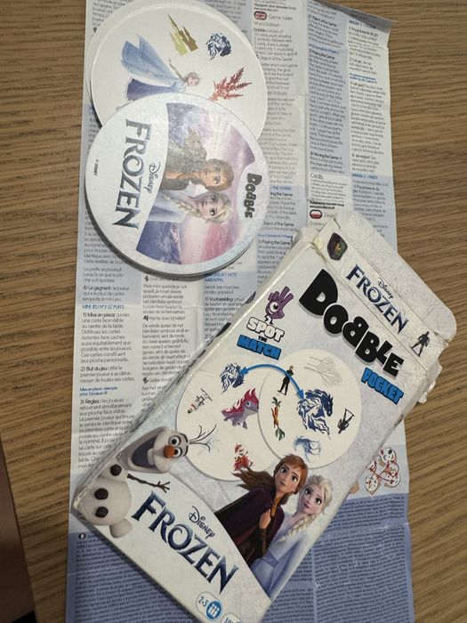 Dobble frozen gra kraina lodu wersja pocket