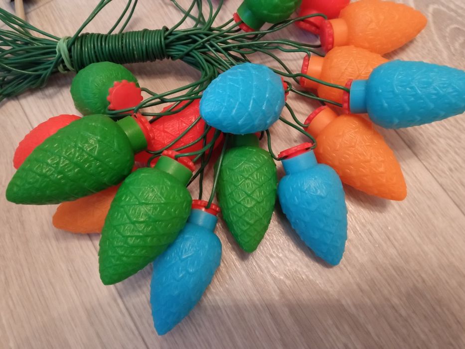 Новогодняя гирлянда ШИШКИ времён СССР